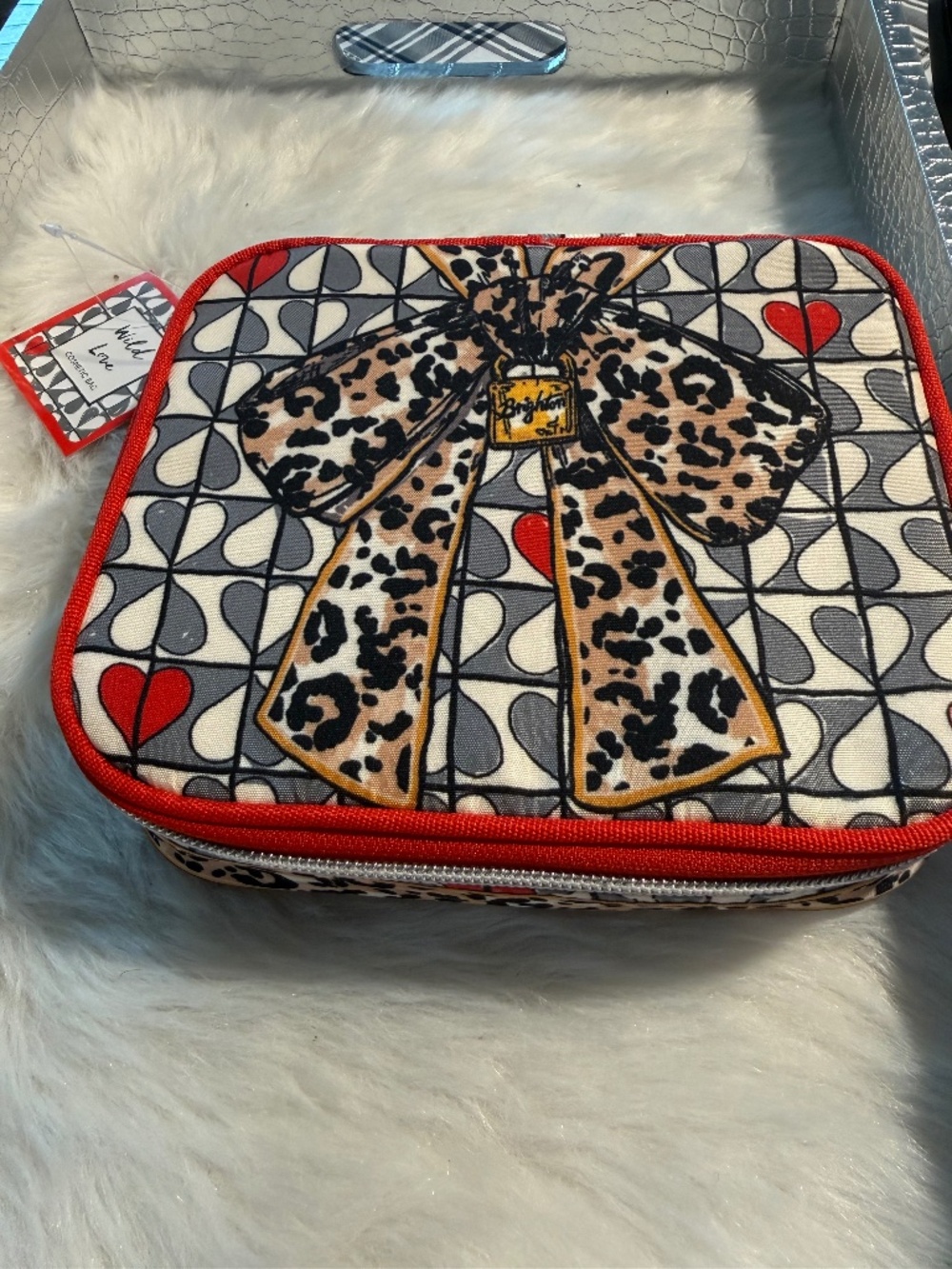 Brighton "Wild Love" Cosmetic Bag, NWT